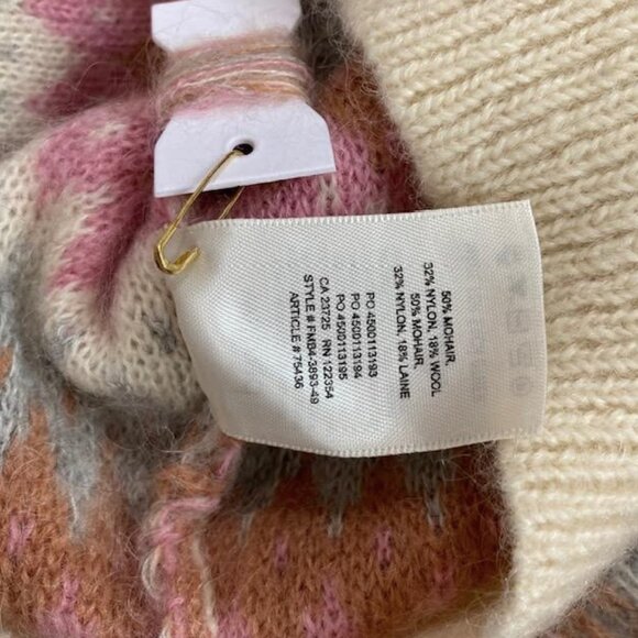 Aritzia Wilfred Cadence Soft Pastel Striped Mohair Blend Sweater (size XXS) - Picture 7 of 11